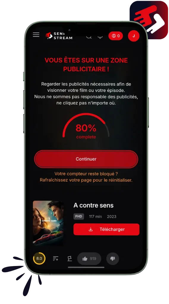 Expérience sans publicité